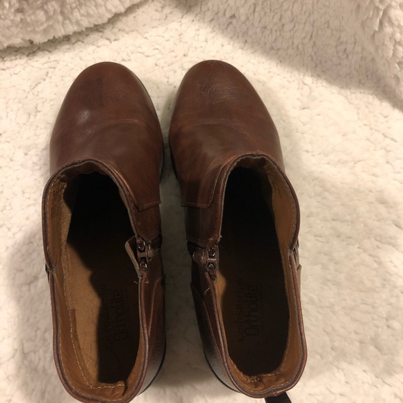 Croft & Barrow Ortholite Women’s Brown Ankle Boots - Picture 5 of 6